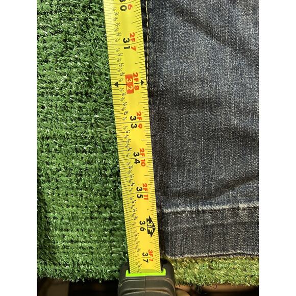 Ariat Women’s High Rise Trouser 27L Russell’s Western Flare Denim Wide Leg Jeans - Picture 8 of 11